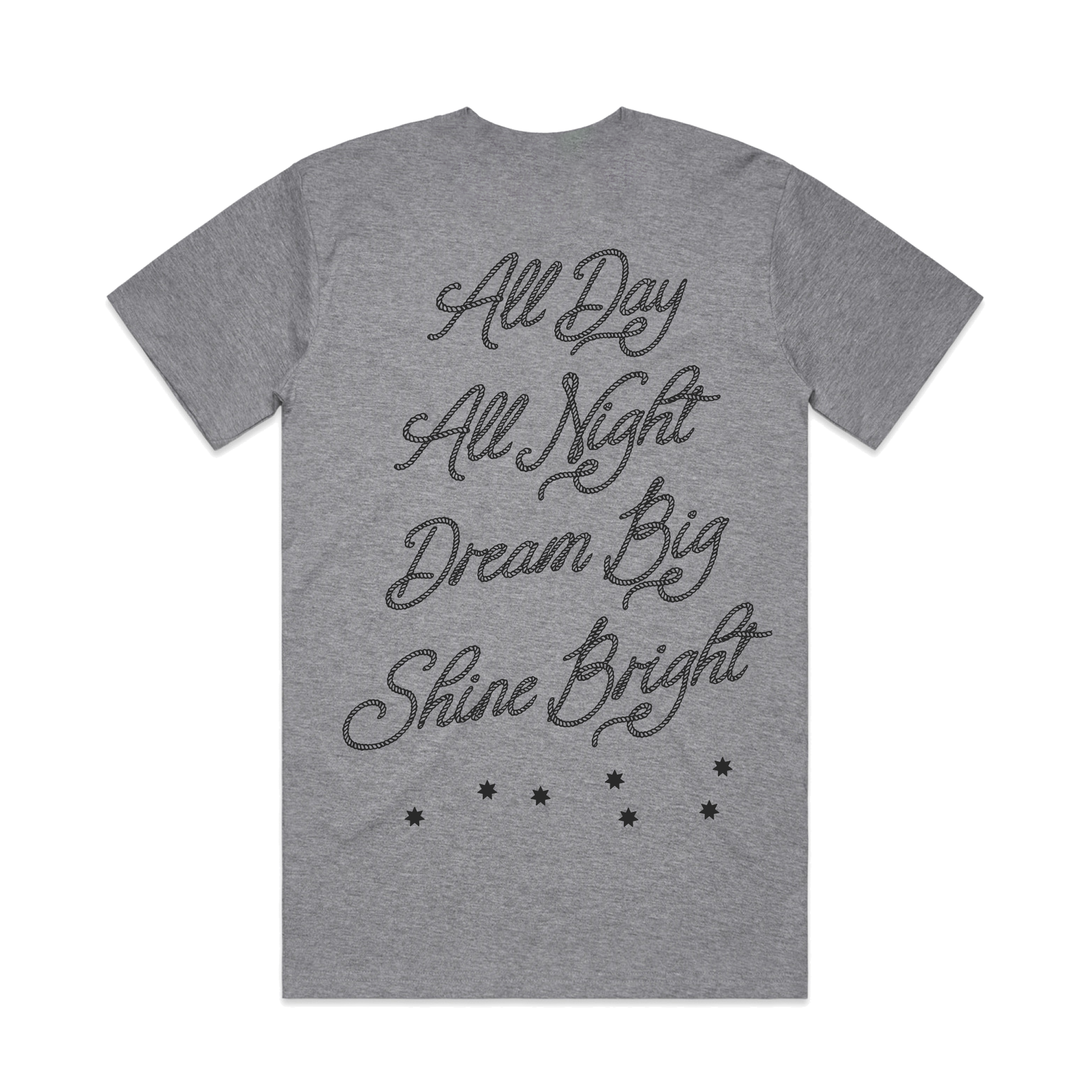 7SGS "All Day All Night" Tee in Dark Heather