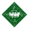 Seven Horses Cotton Bandana in Kelly Green