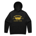 7SGS "All Day All Night" Pullover Hoodie in Black