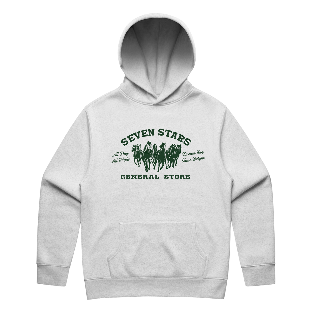 7SGS "All Day All Night" Pullover Hoodie in Light Heather