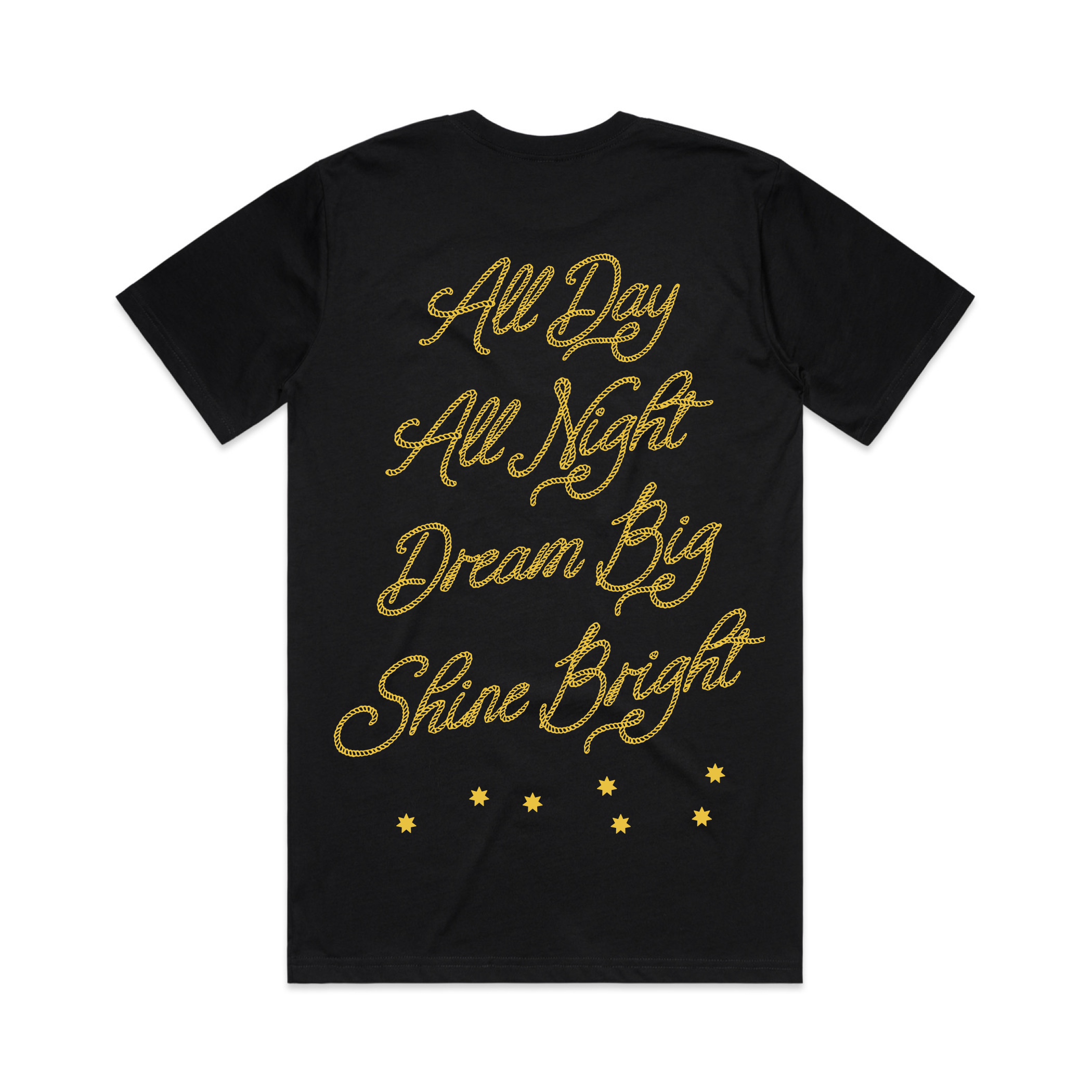 7SGS "All Day All Night" Tee in Black