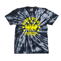 7SGS Tie-Dye Logo Tee in Black Storm